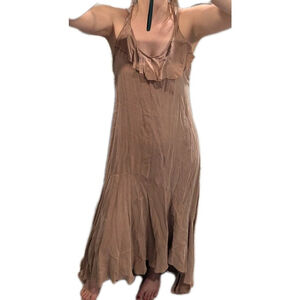 Religion We Love In Black Woman's Xs Pink Cuora Maxi Dress